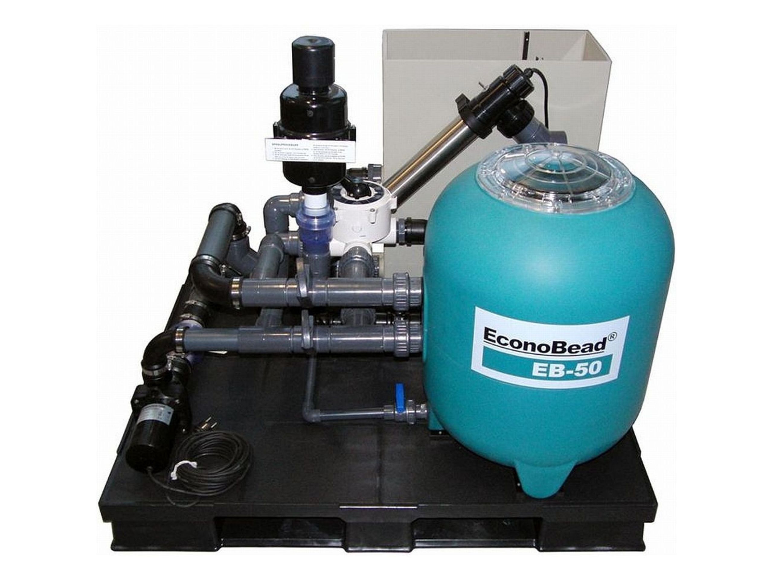 AquaForte Filterset EconoBead 50 + Vorfilter + Pumpe + UVC