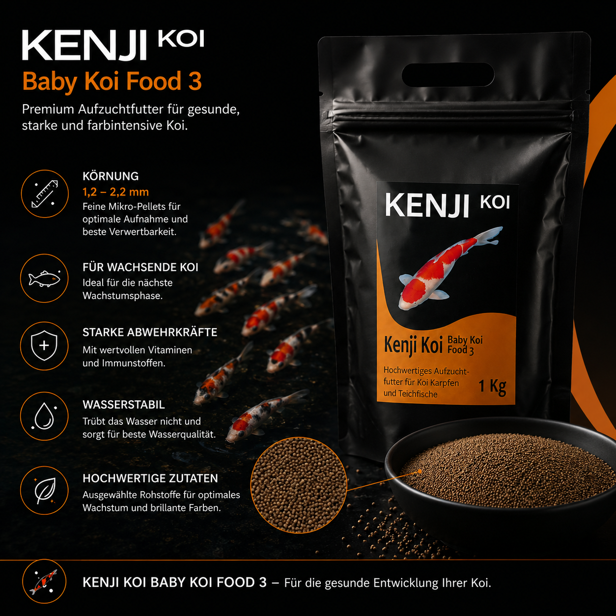 KENJI KOI Baby Food 3 - 1 KG