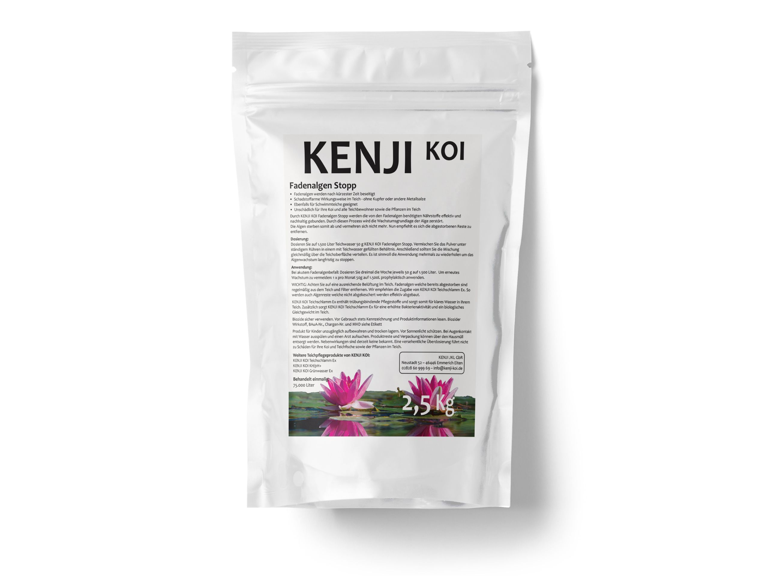 KENJI KOI Fadenalgen Stopp