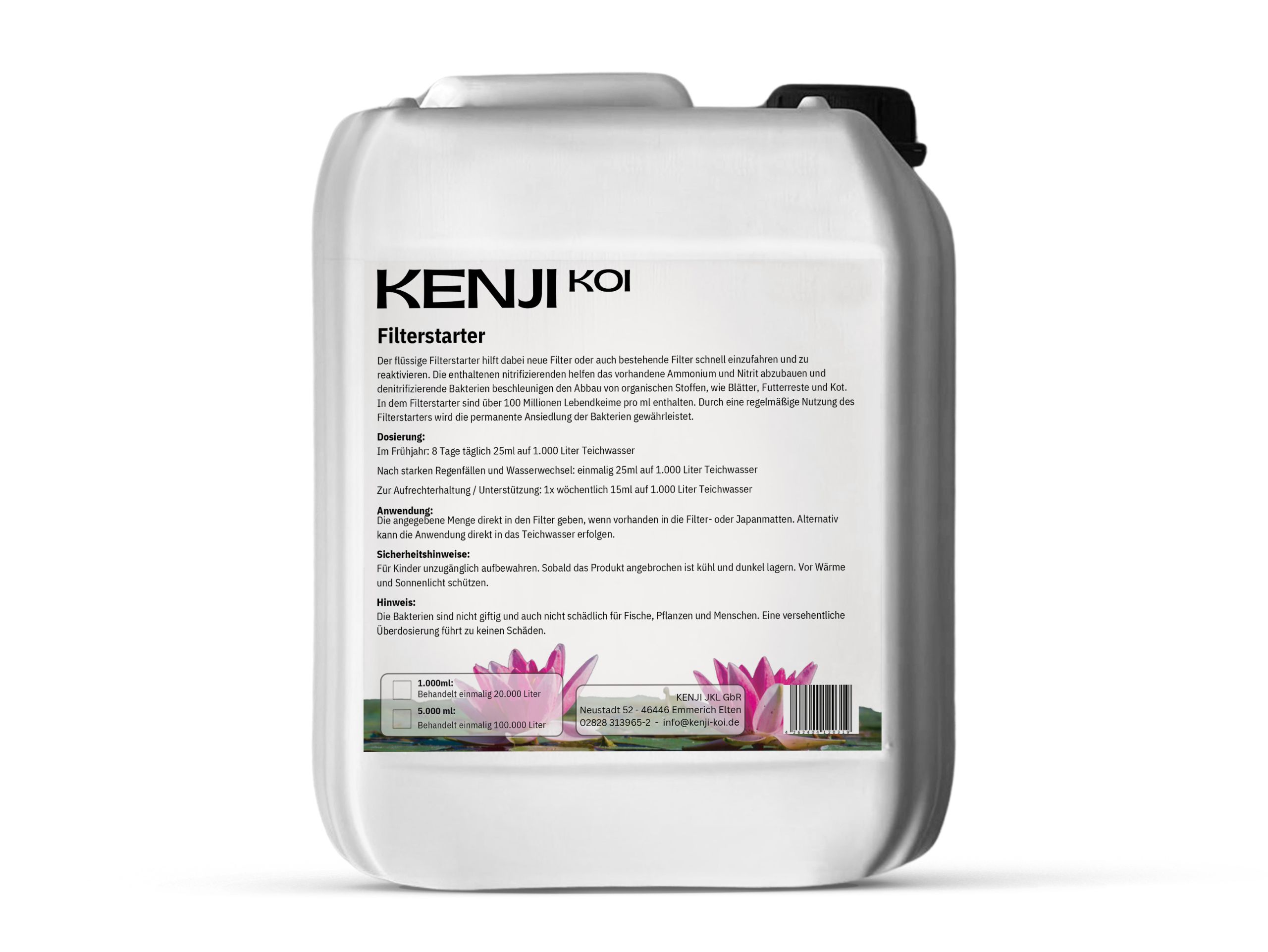 KENJI KOI Filterstarter