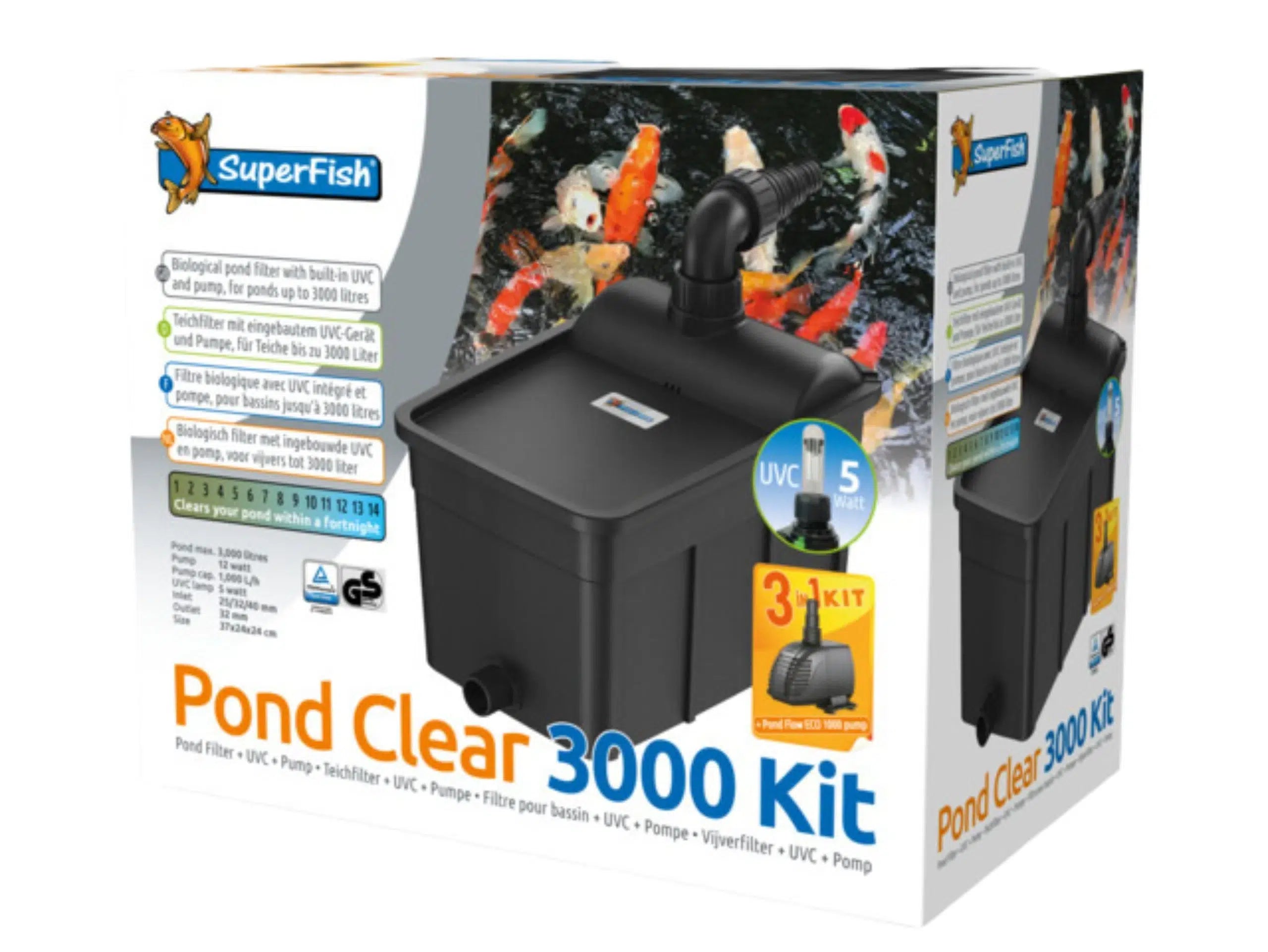 SuperFish Pondclear Kit 3000