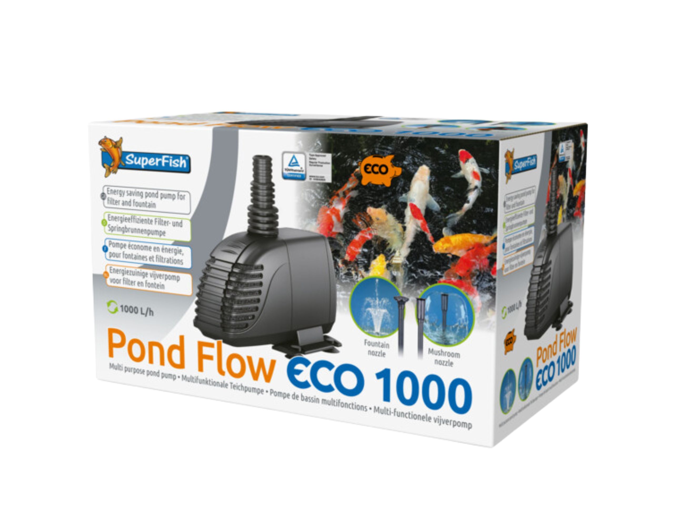 SuperFish Pond Flow Eco 600 - 5000