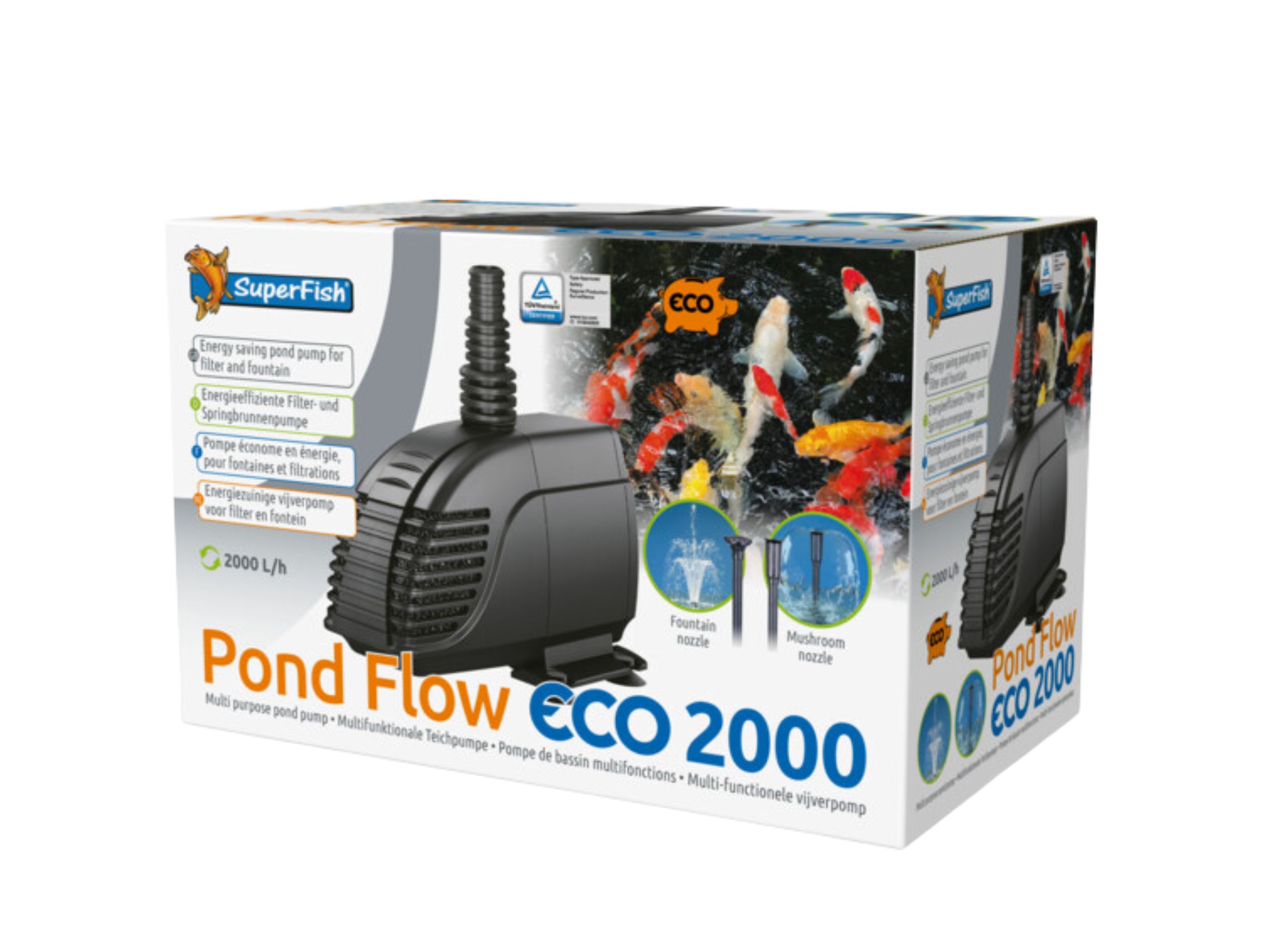 SuperFish Pond Flow Eco 600 - 5000