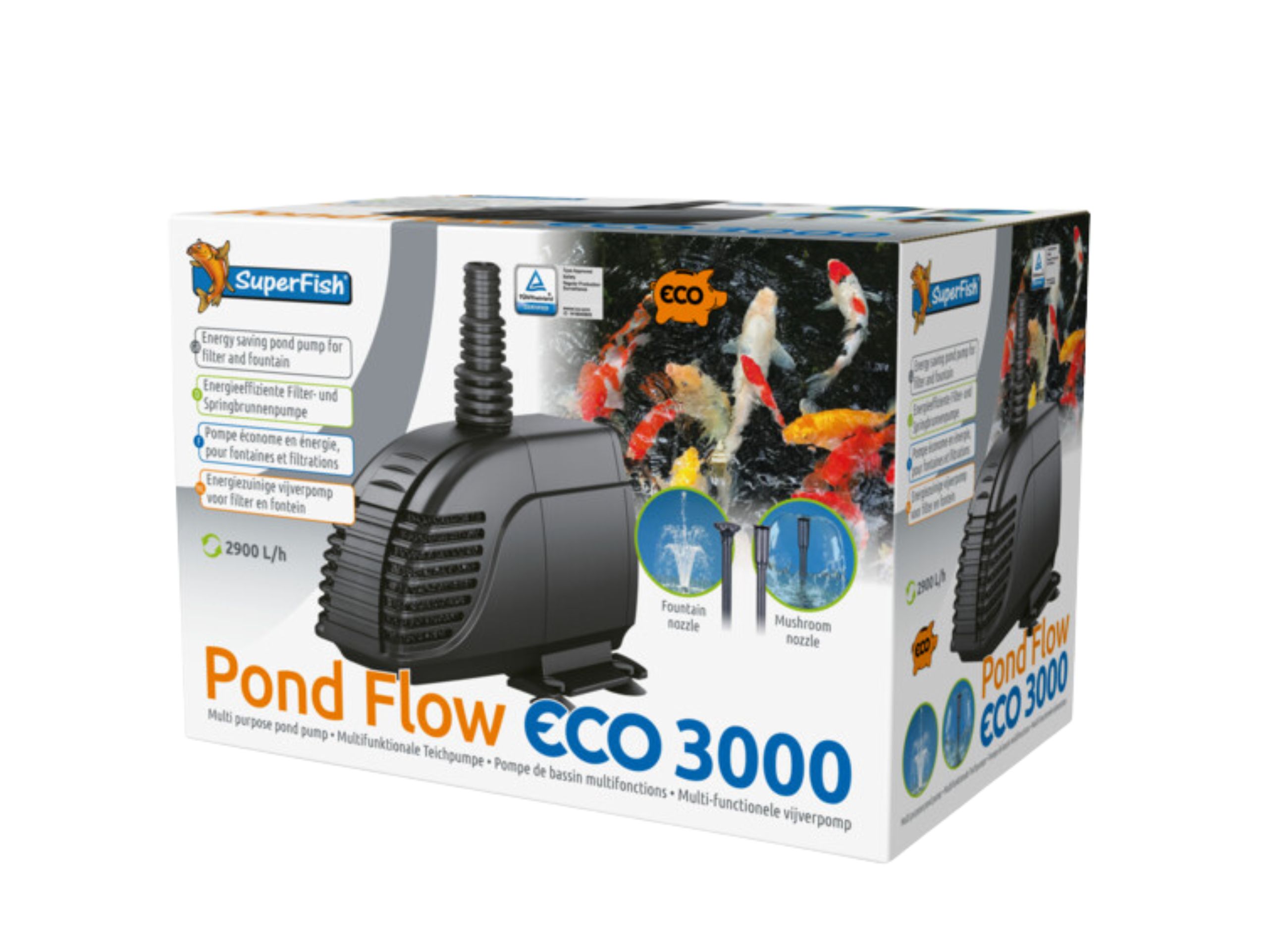 SuperFish Pond Flow Eco 600 - 5000