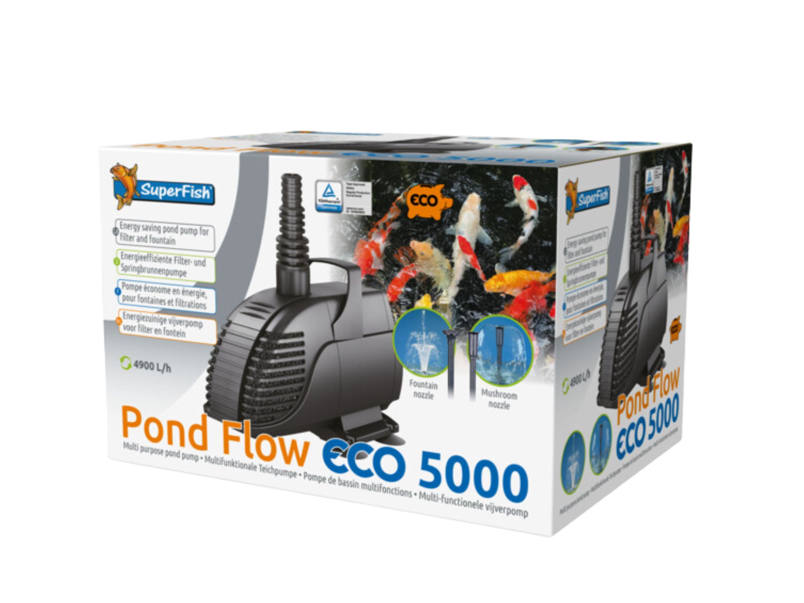 SuperFish Pond Flow Eco 600 - 5000
