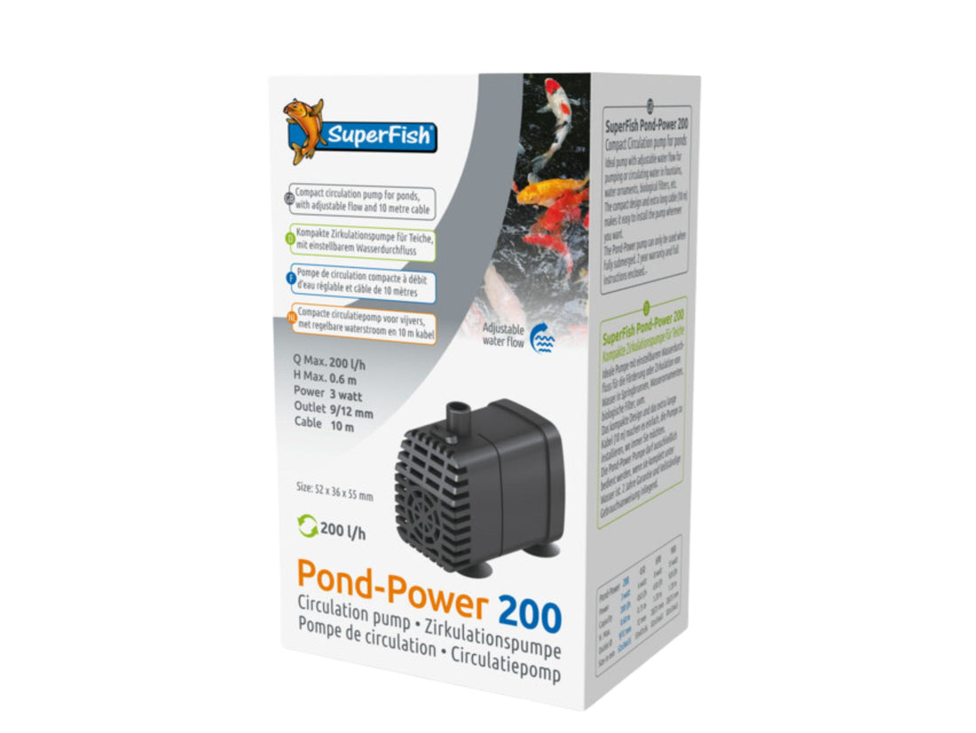 SuperFish Pond-Power 200 - 900