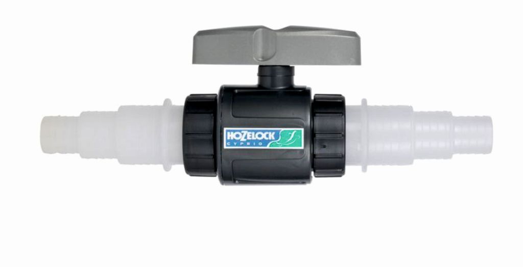 Hozelock Kugelhahn mit Stufenschlauchtülle 25/32/40 mm