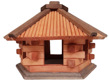 Vogelhaus 6-eckig ohne Futtersilo